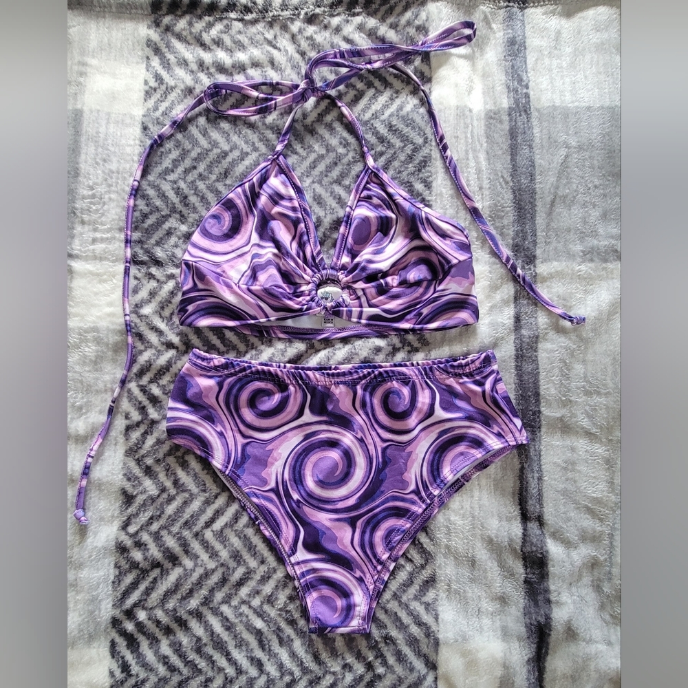 Purple butterfly set